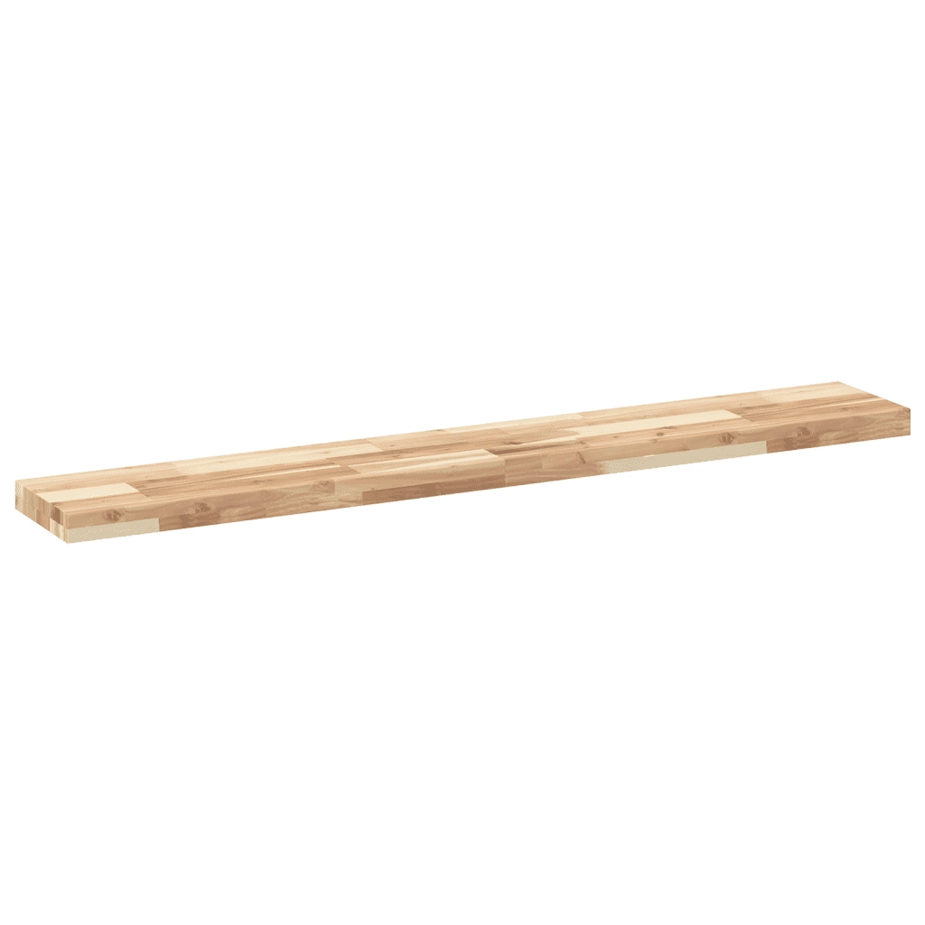 Mensole Parete | Scaffale a Parete | Ripiano a Parete 160x20x4 cm Legno Massello Acacia Non Trattato