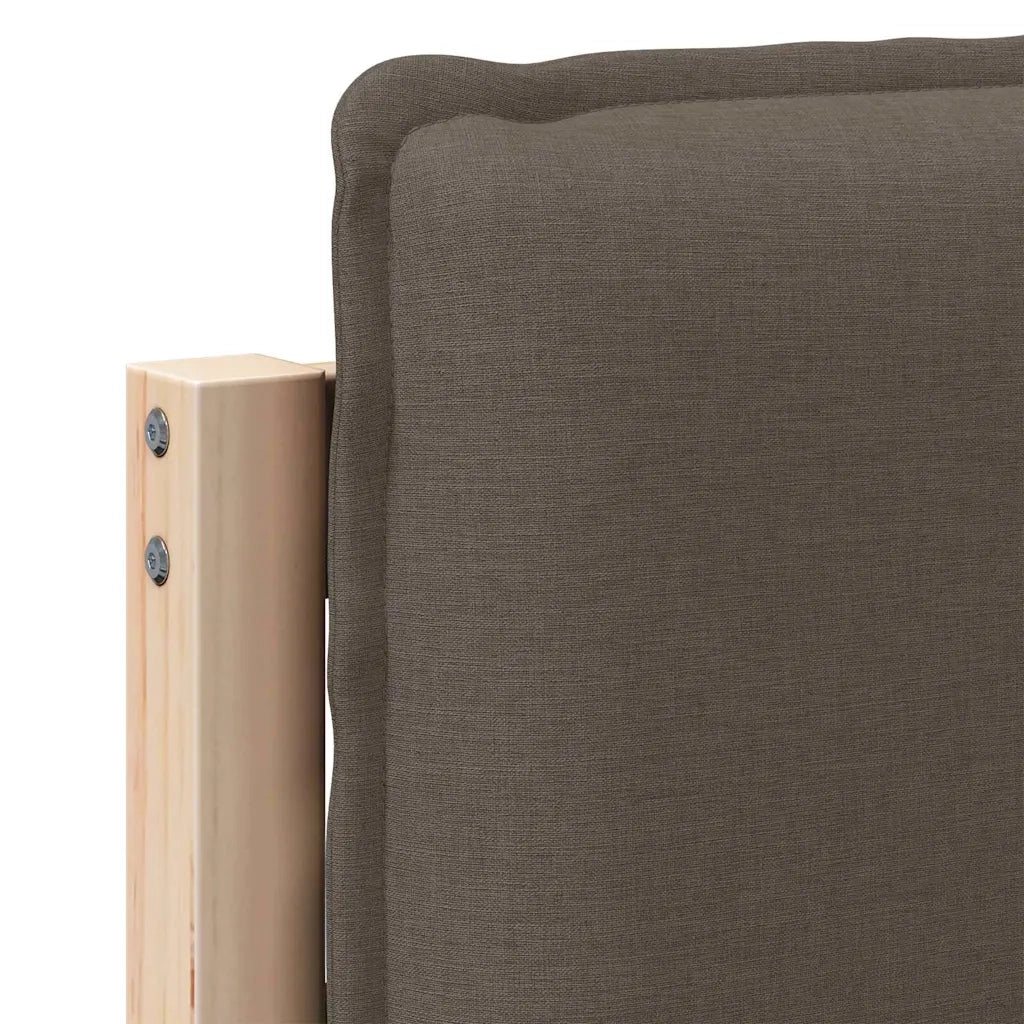 Testiera | Testata imbottita con Testiera | Testata Grigio Naturale e Chiaro 150 cm
