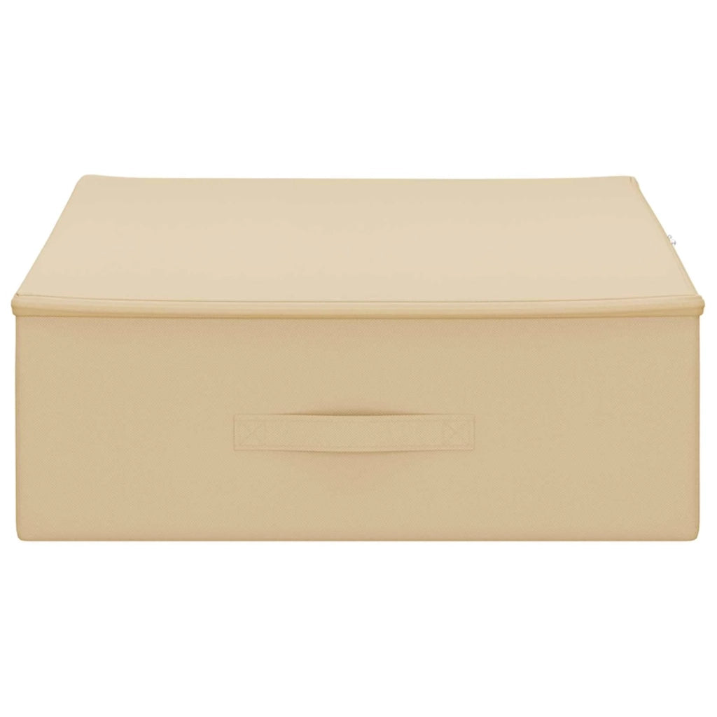 Scatola di Stoccaggio 2 pz Crema 100 x 50 x 18 cm CFW9326207