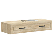 Tavolino da Parete Laterale | Tavolo laterale | Tavolino Rovere Sonoma 87,5 x 34,5 x 17 cm