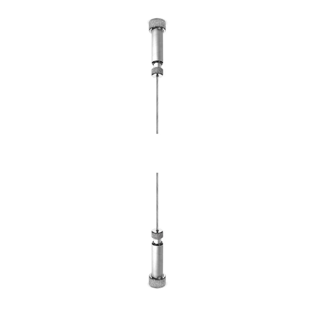 Attacchi a soffitto per espositori a Cavetto - AR030 Doppio diretto soffitto/pavimento