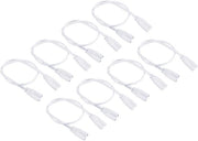 Cavo di collegamento LED per tubi LED 40 cm - 2 pinne - cavo di collegamento a doppia polarità per illuminazione - prolunga - set da 8 - compatibile con T4, T5, T8 - accessori di illuminazione