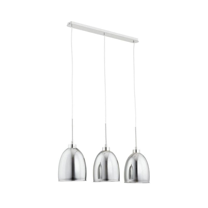 Lampadario Alfa Ronda 3x60W E27 cromo grafite 70cm