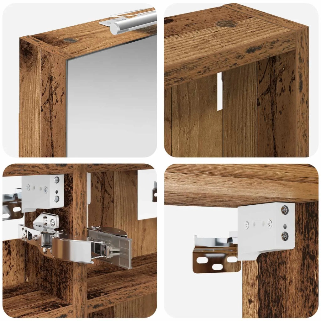 Set di Armadi da Bagno con lo scaffale 3 pcs 100 x 10,5 x 50 cm 3403694