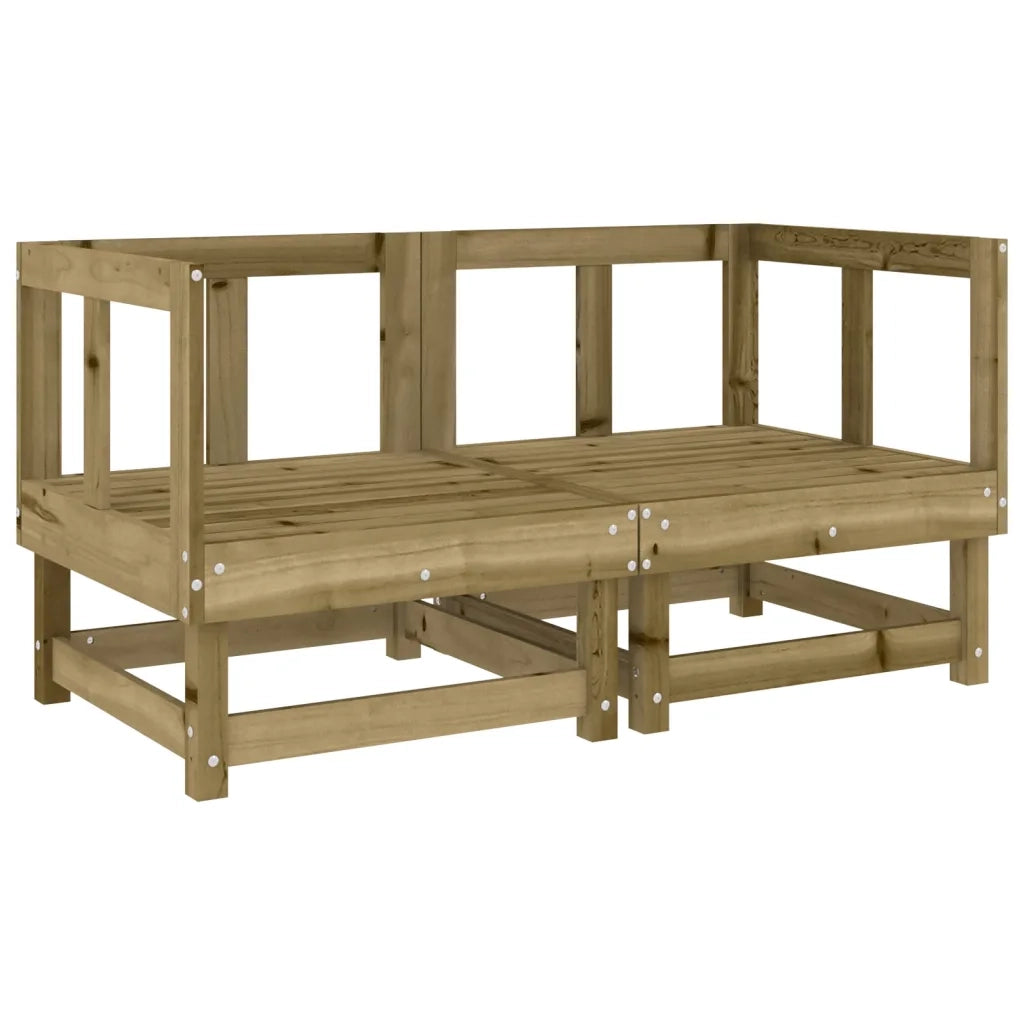 Set Salotto da Giardino 7 pz in Legno Impregnato di Pino 3186409