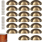 Maniglie a forma semicircolare in bron antico con finitura a toccia - Materiale resistente all'usura con alta qualità acciaio - Maniglie per mobili da esterno in bron antico