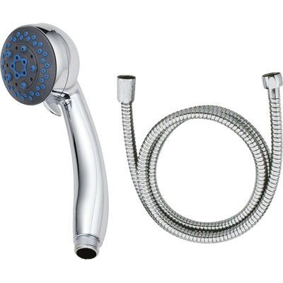 DOCCETTA 3 GETTI GERANIO EFFE - ABS CROMATO 1/2M MM 74 + SUPPORTO E CORDELLA- 3 pezzi