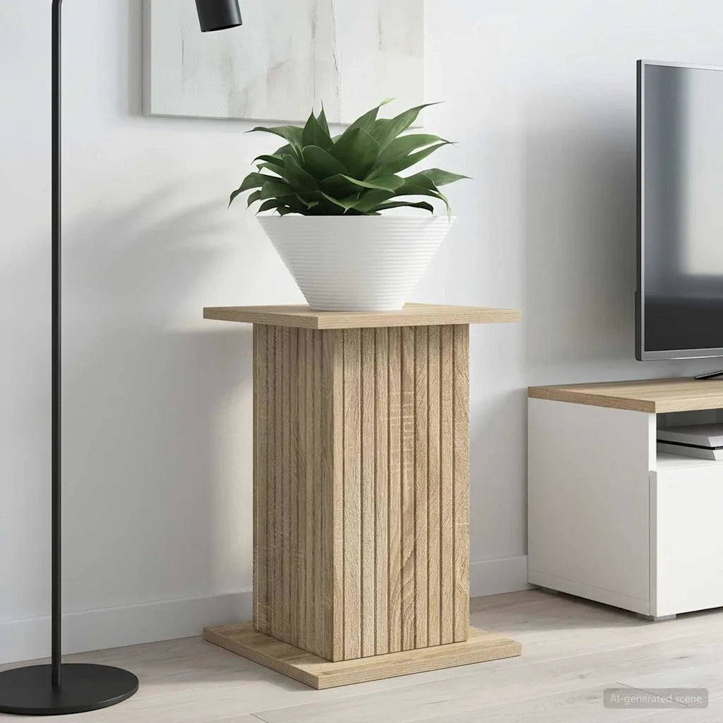 Supporto per piante | Sostegno per piante 2 pz Rovere Sonoma 30,5 x 30 x 43 cm