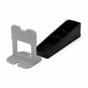 BASE LIVELLANTE CON FERITOIA PER CUNEO fuga 1,0 mm - colore grigio  - MADE IN ITALY