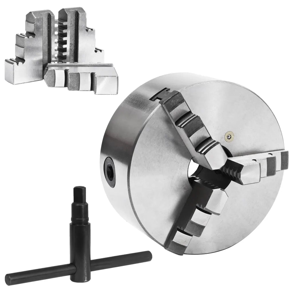 Mandrino per Tornio a 3 Griffe Autocentrante 160 mm in Acciaio CFW9775920