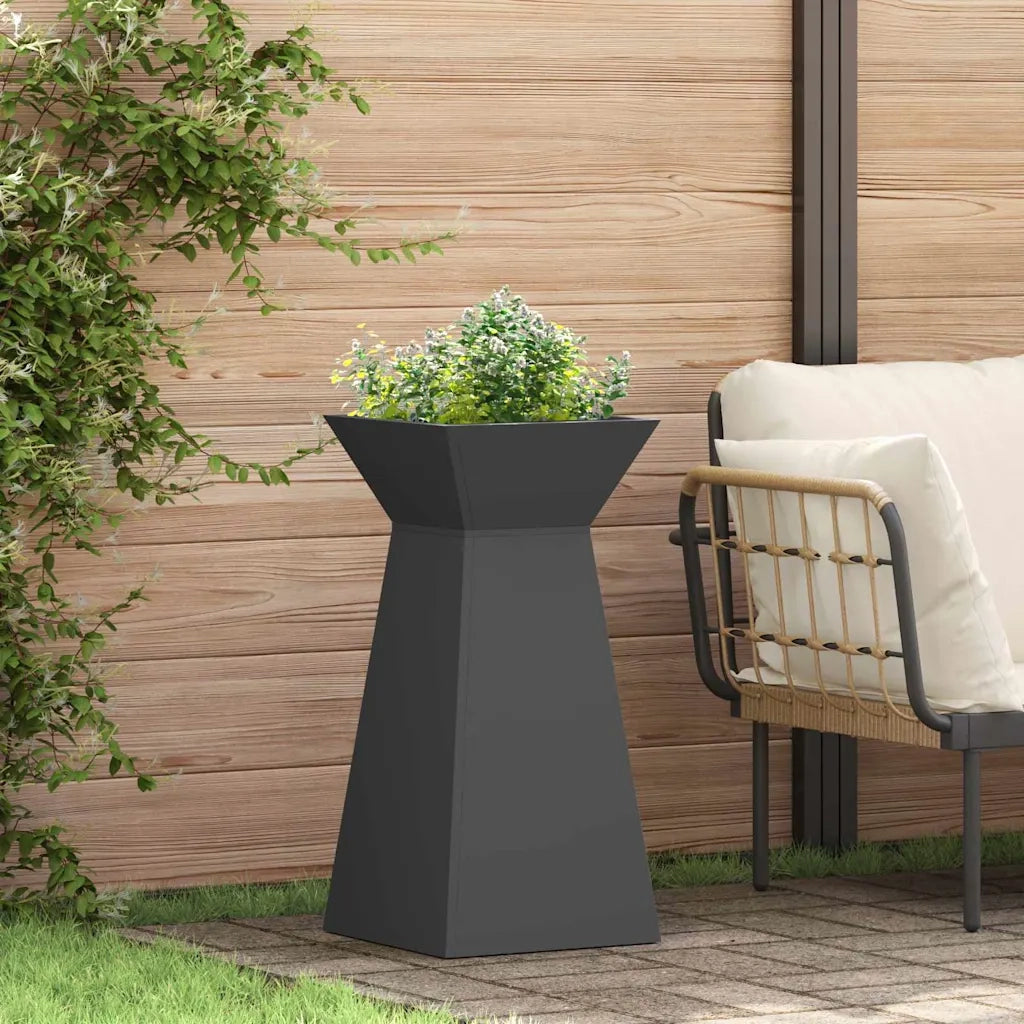 Vaso a Pilastro Nero 35 x 35 x 73 cm 873838