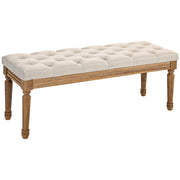 Letto imbottito con testiera ¨C Minimal ¨C 120x41x48cm, crema