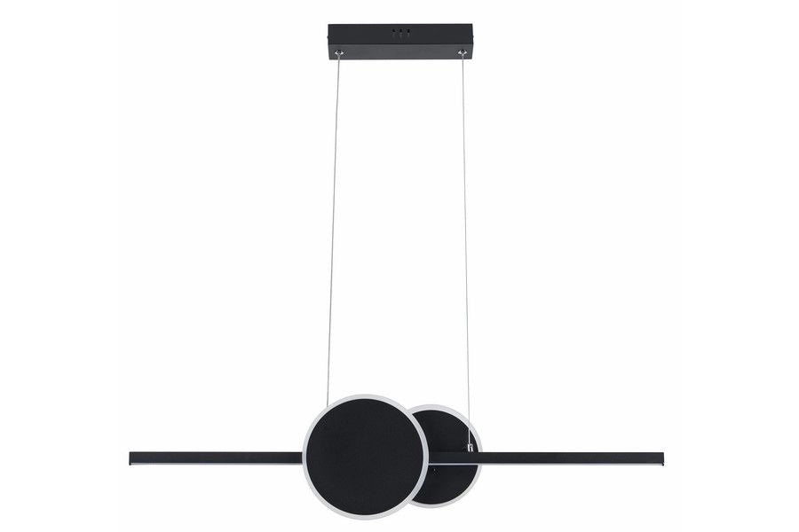 Lampada a sospensione Reality Gendra nera LED 23W 4000K