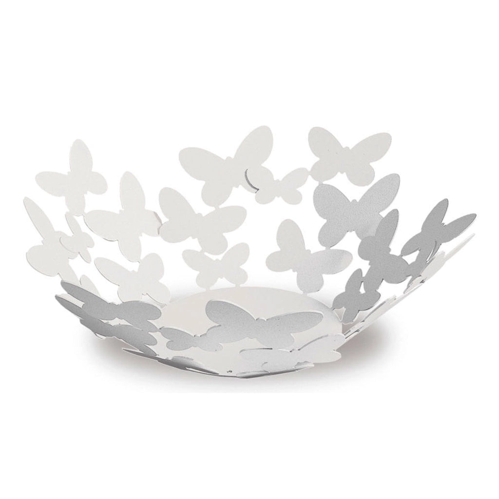 Centro tavola moderno grande con farfalle Butterfly Bianco