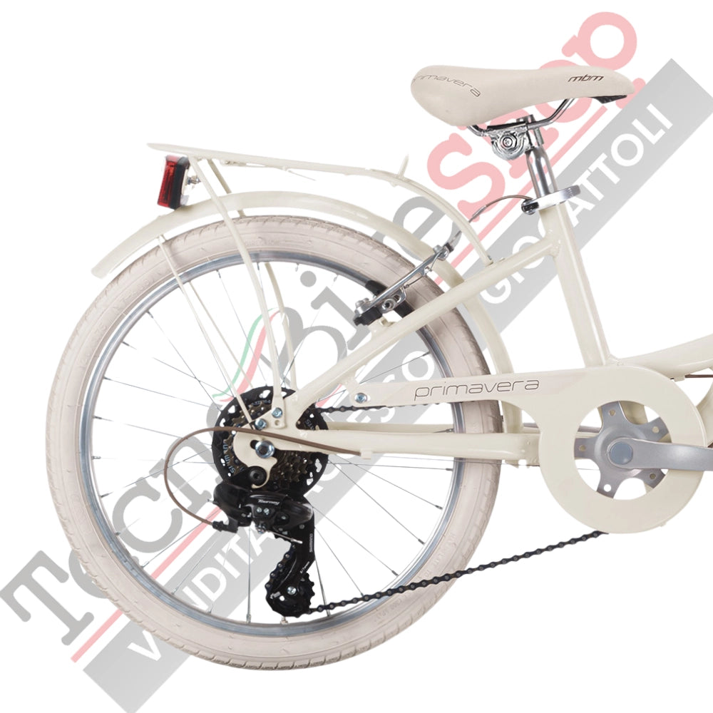Bicicletta MBM UNISEX Primavera 20'' 6v-Avorio