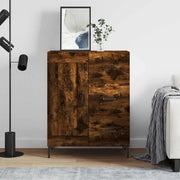 Credenza-Buffet-Armadio da cucina Rovere Fumo 69,5x34x90 cm in Legno Multistrato 369339