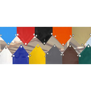 Telo PVC Impermeabile Marrone | Telone Occhiellato 650g/mq | Copertura Esterna | 4x6m | Resistente Protezione Multiuso