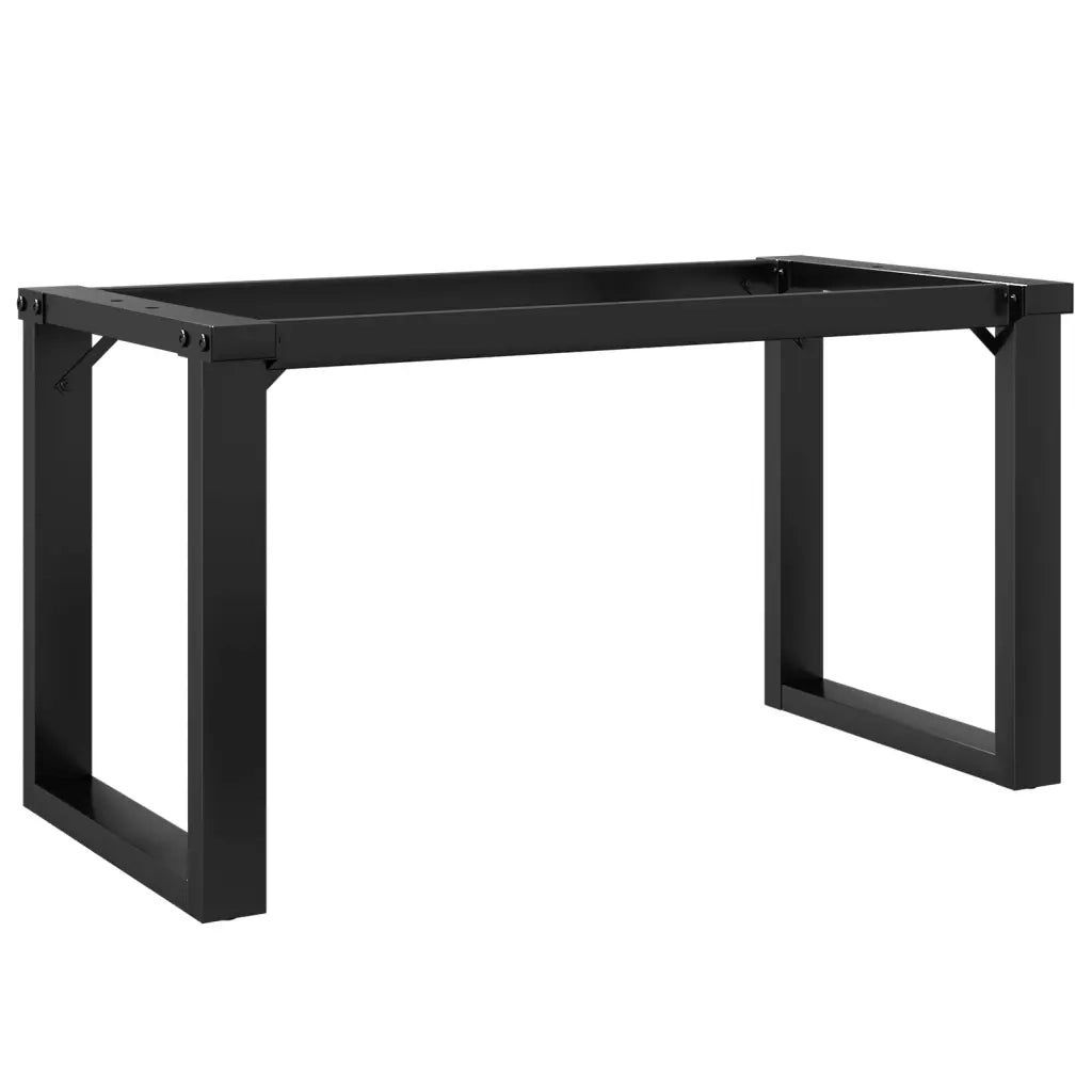 Telaio Gambe a O per Tavolino da Salotto 80x40x43 cm in Acciaio 357876