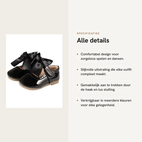 Scarpe Casual/Eleganti per Ragazze con Stampa Decorativa a Strisce - Punte a Goccia - Platte - Misura 21-24