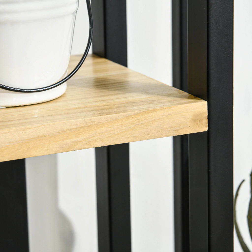 Scaffale porta piante 4 livelli ¨C Xylo ¨C stile industriale legno 45x25x110 cm