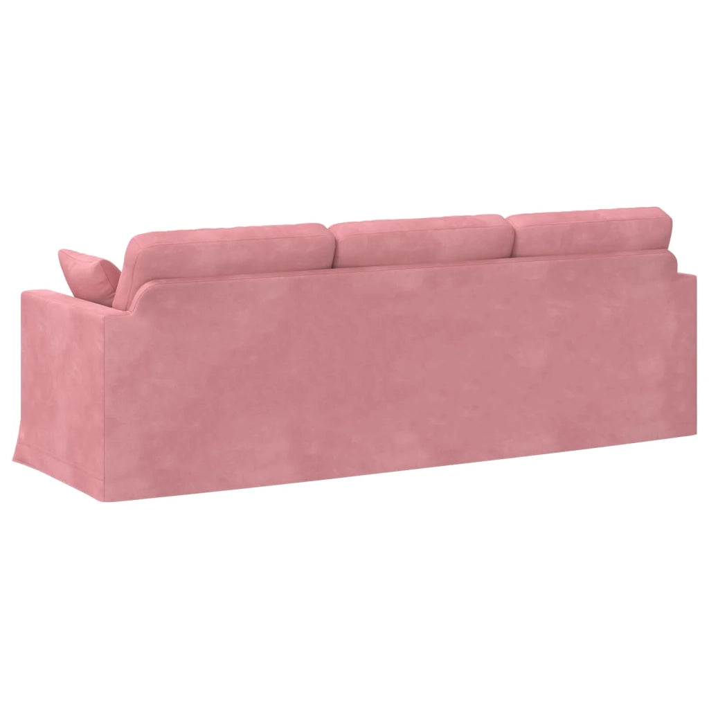Divano Rosa 228 x 78 x 80 cm Velluto 42024444