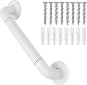 Maniglia Bagno 30 cm Antiscivolo ABS Inox - Anziani Bambini - Vasca Bagno WC - Montaggio alla Parete - Grigio