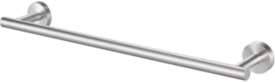 Sostegno Asciugamano in Acciaio Inox 50cm Montaggio a Parete Liscio
