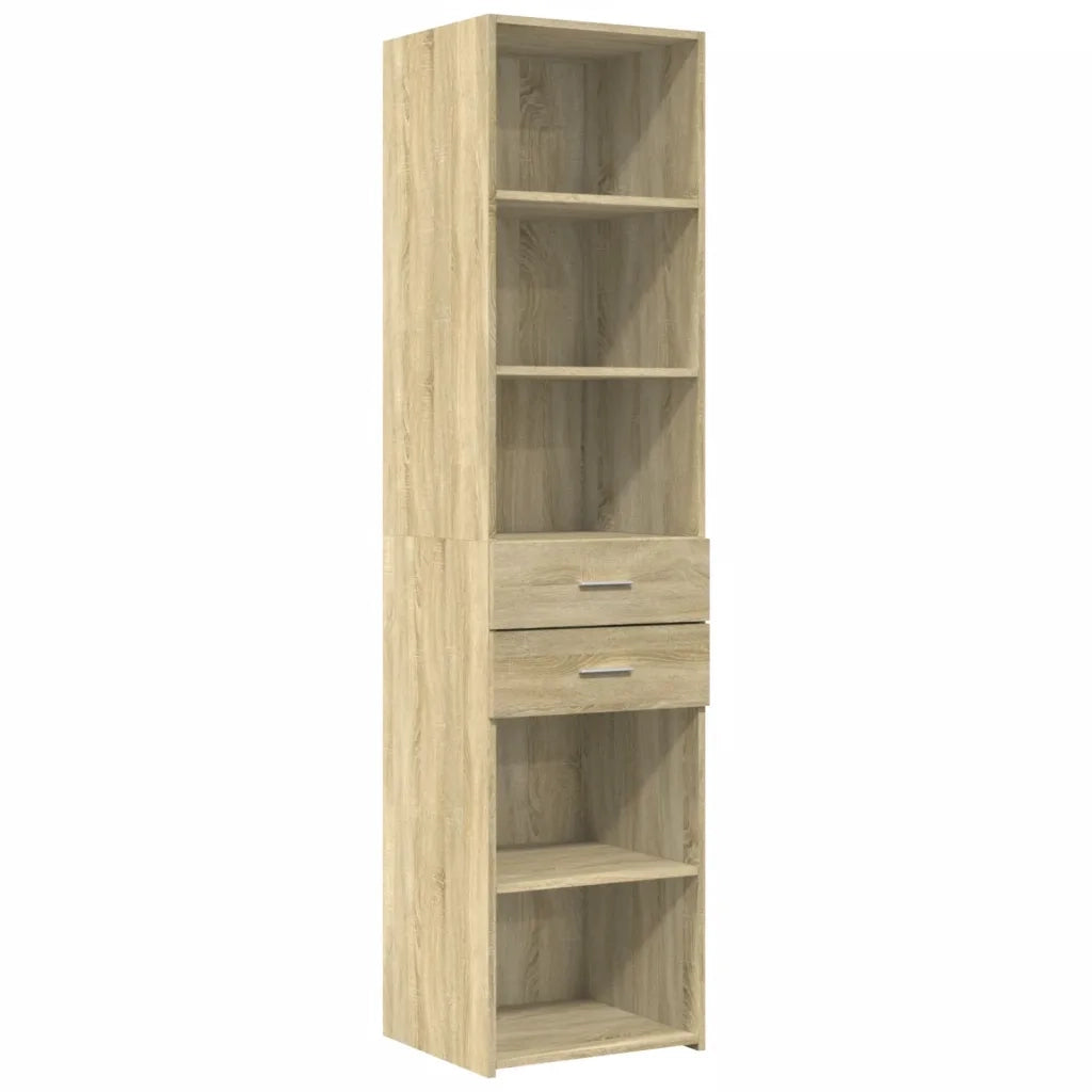 Credenza Rovere Sonoma 45x42,5x185 cm in Legno Multistrato 3281450