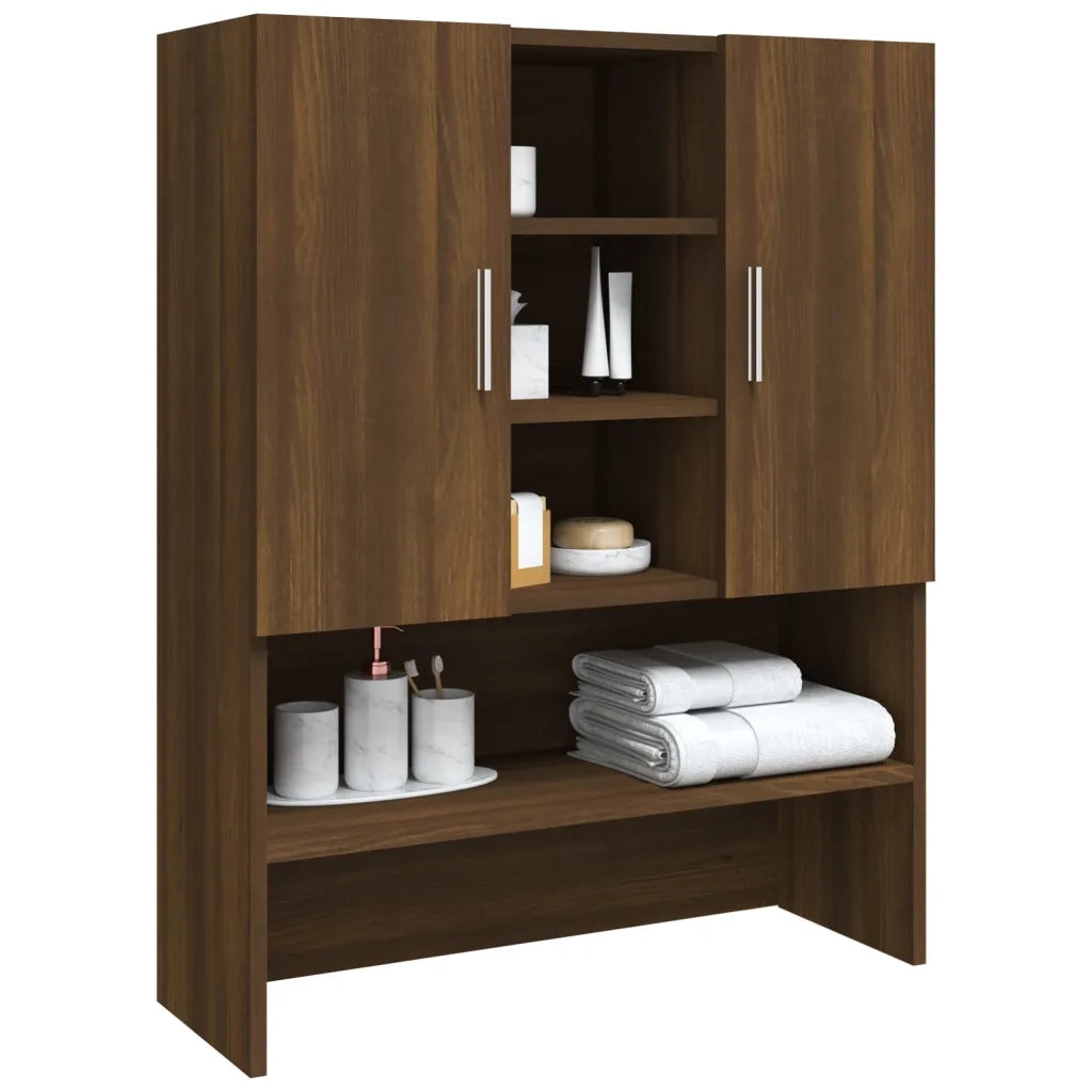 Mobile per Lavatrice Rovere Marrone 70,5x25,5x90 cm 815947