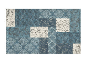 Tappeto Velour Antiscivolo Da Camera E Salotto Disegno Saturno Jeans By Suardi - 140x200 cm - Jeans