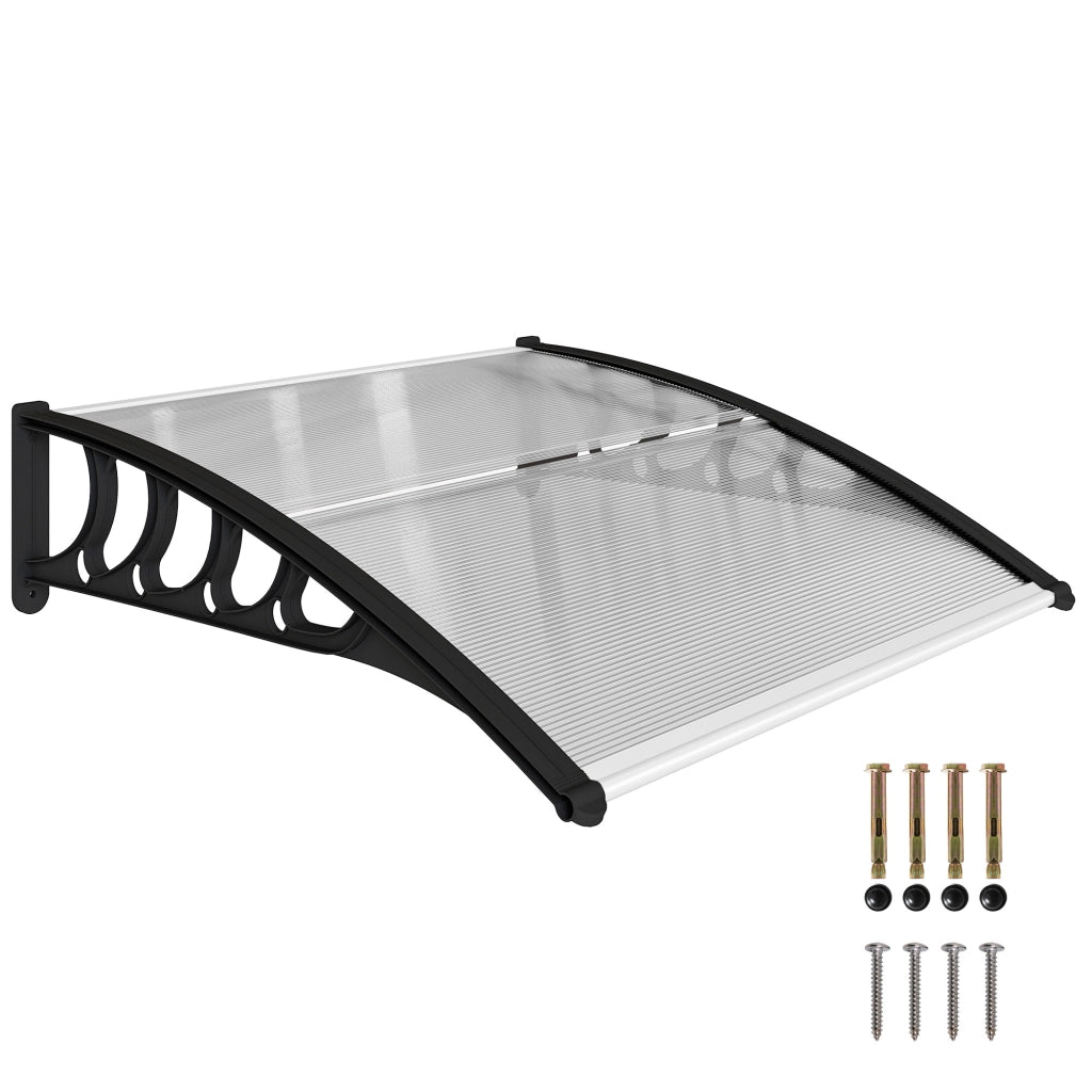 Tettoia Policarbonato Esterno ¨C Xylo ¨C Trasparente 103x96.5x27cm