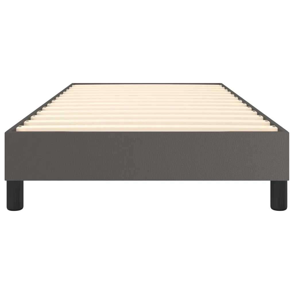Struttura Letto a Rete a Molle Grigio 90x190 cm in Similpelle 3120674