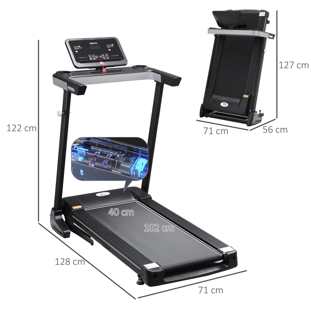Tapis Roulant Elettrico Pieghevole ¨C Zephmum ¨C Nero