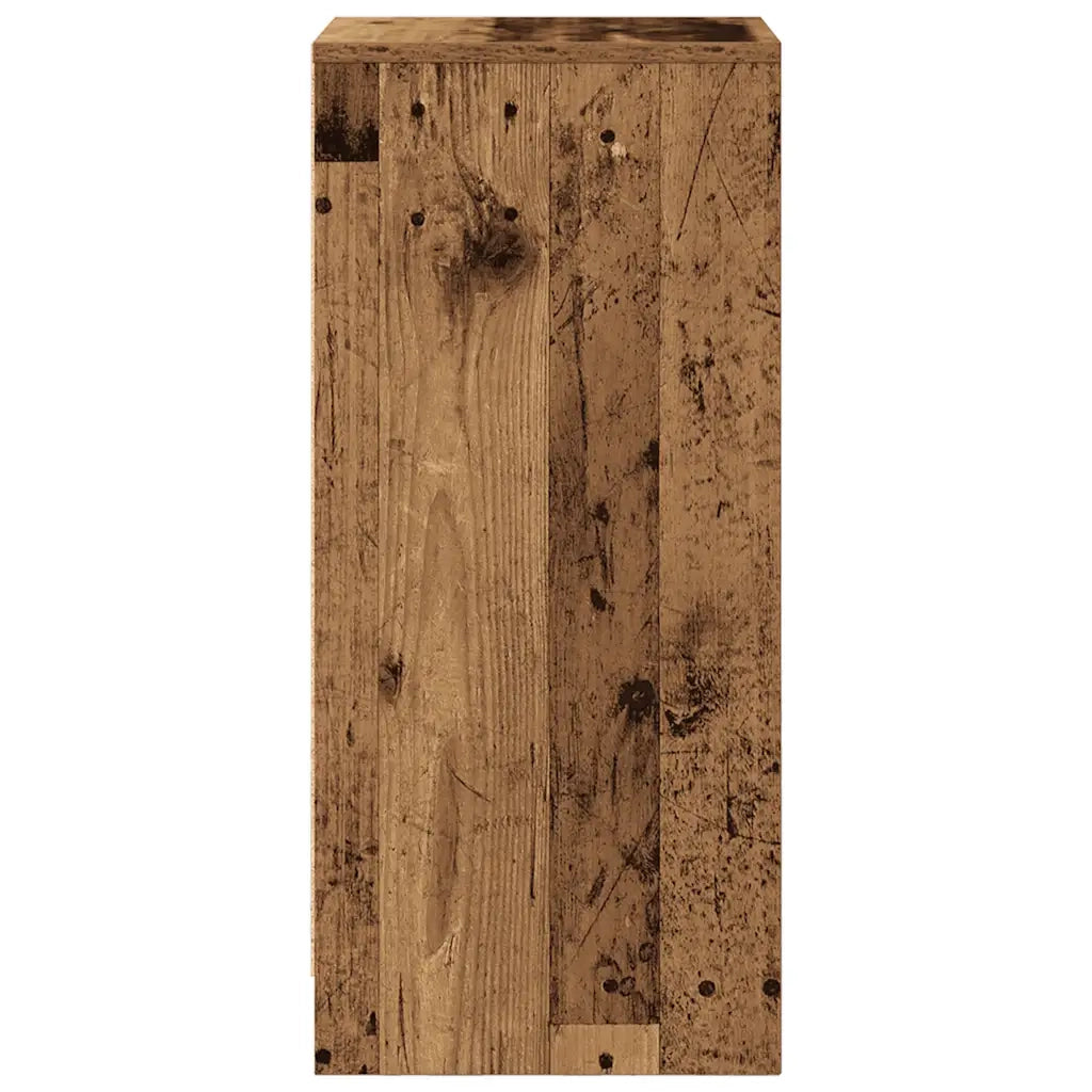 Credenza | Madia | Buffet da pranzo | Armadio da pranzo Legno Antico 29,5x34x76 cm in Legno Multistrato