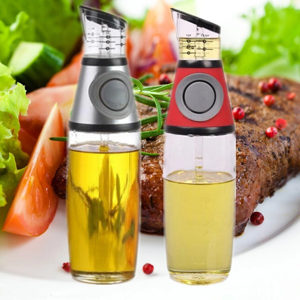 Trade Shop - Dispenser Misuratore Olio Aceto Contenitore Porta Olio Tavola Misura E Premi -