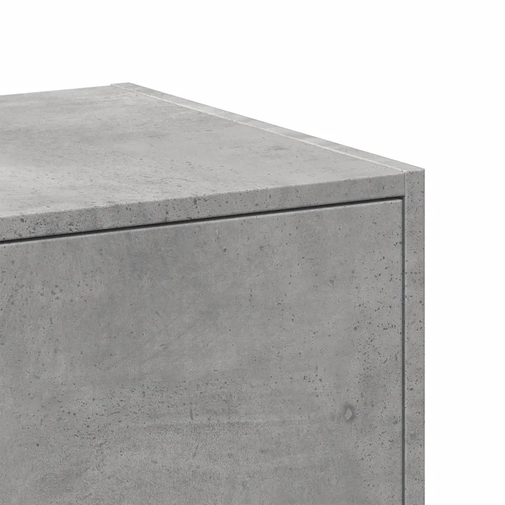 Mobiletto da farmacia multifunzionale contenitore 30 x 41 x 144,5 cm legno composito grigio cemento 02_0050622
