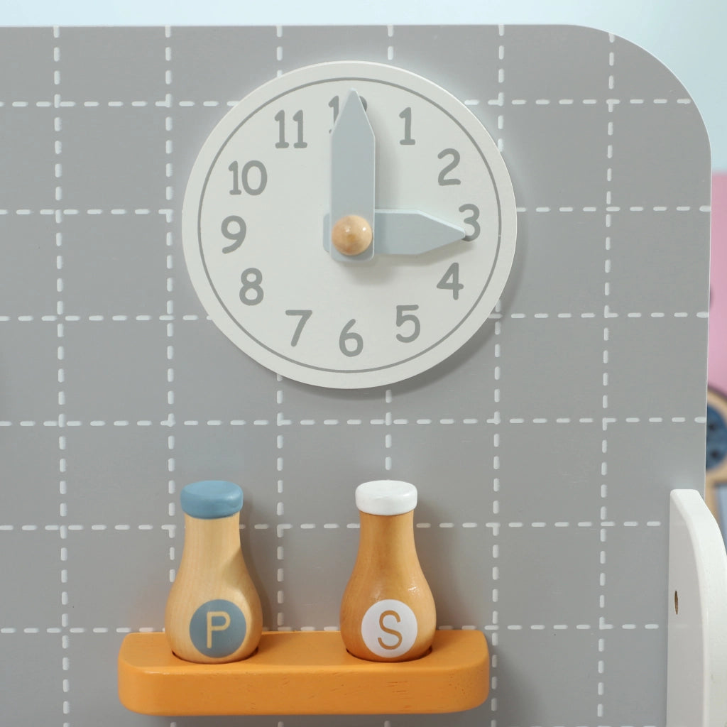 Casetta Gioco Cucina Bambini con Accessori ¨C Minimal ¨C Legno Grigio