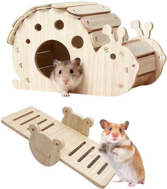 Casa per Hamster in Forma di Conchiglia - Casa per Roditori - Giocattolo per Hamster - Casa per Piccoli Hamster - Sicura e Comoda