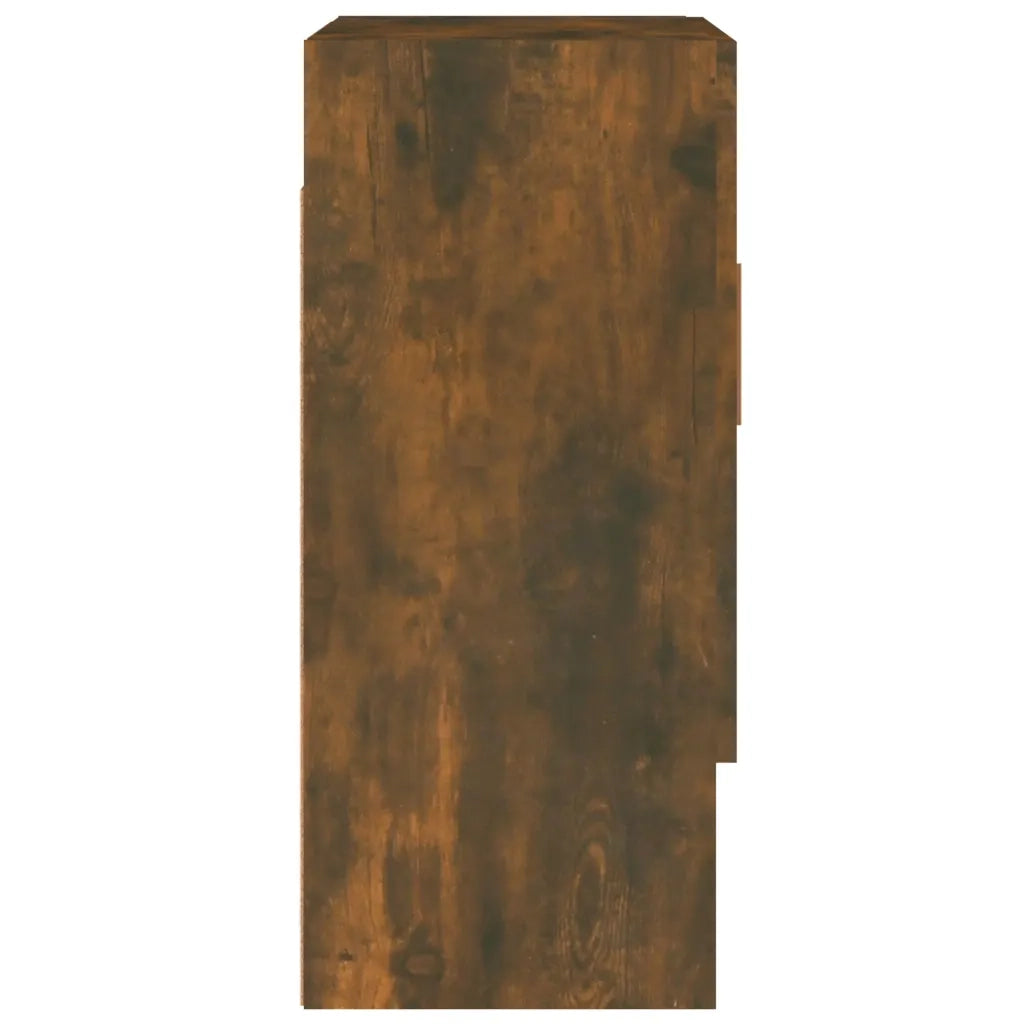 Armadietto a Muro Rovere Fumo 60x31x70 cm in Legno Multistrato 817585