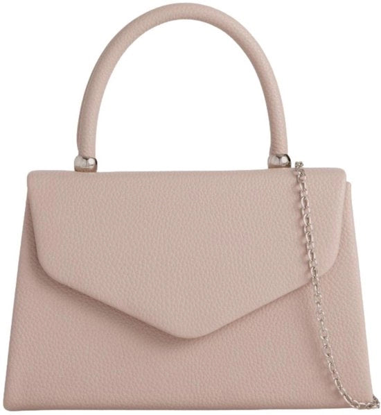 Borsa da sera per donna con maniglia, clutch, borsa a spalla per matrimoni, borsa a mano in pelle naturale, beige, nude, stucco, marrone chiaro, medio
