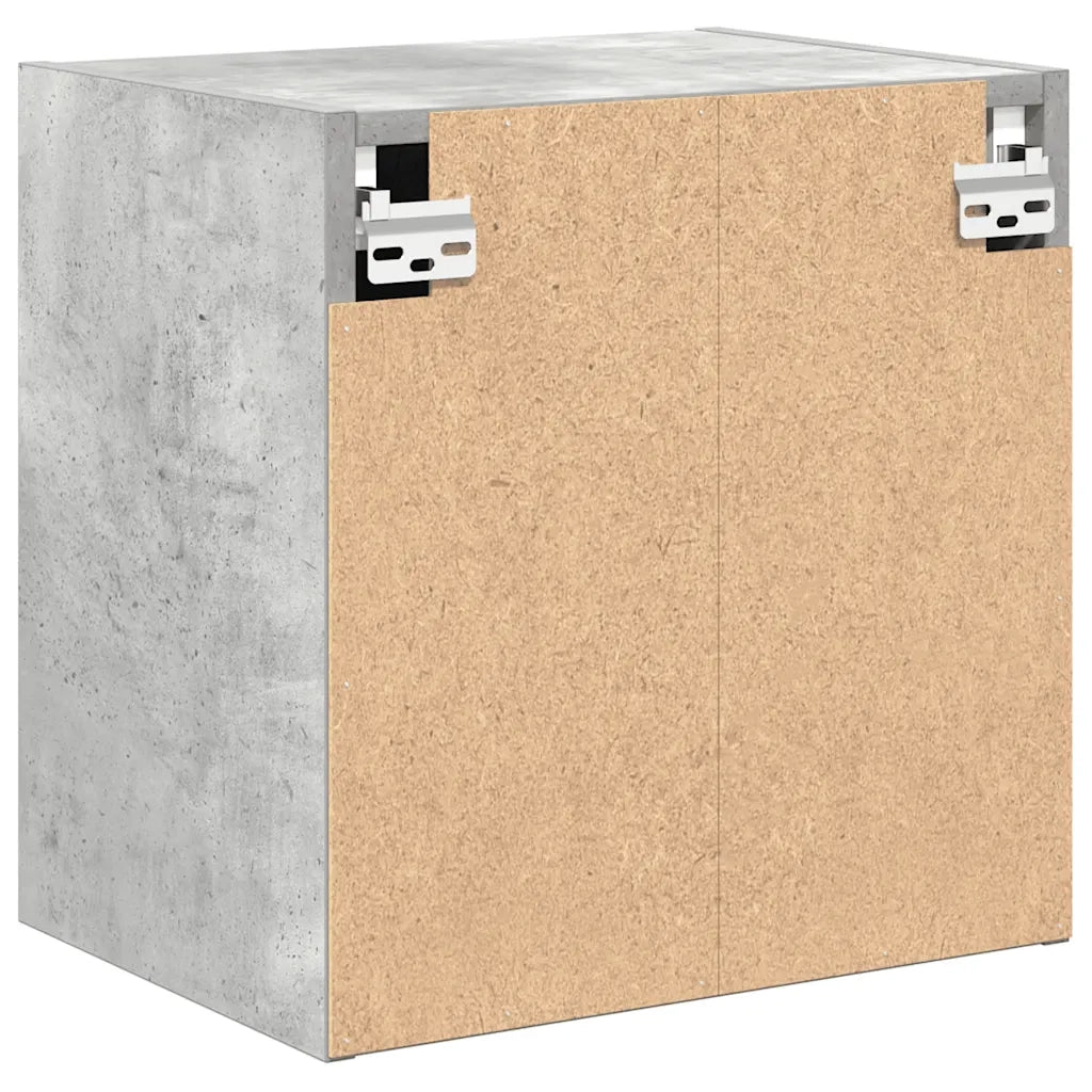 Armadietto portautensili da parete per garage 40 x 30 x 41 cm design moderno legno composito grigio cemento 02_0051423