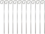 Etichette per piante resistenti al tempo - Palo metallico - Robusto/Inox - Struttura di supporto - 30 cm - Duraturo - Etichette per piante