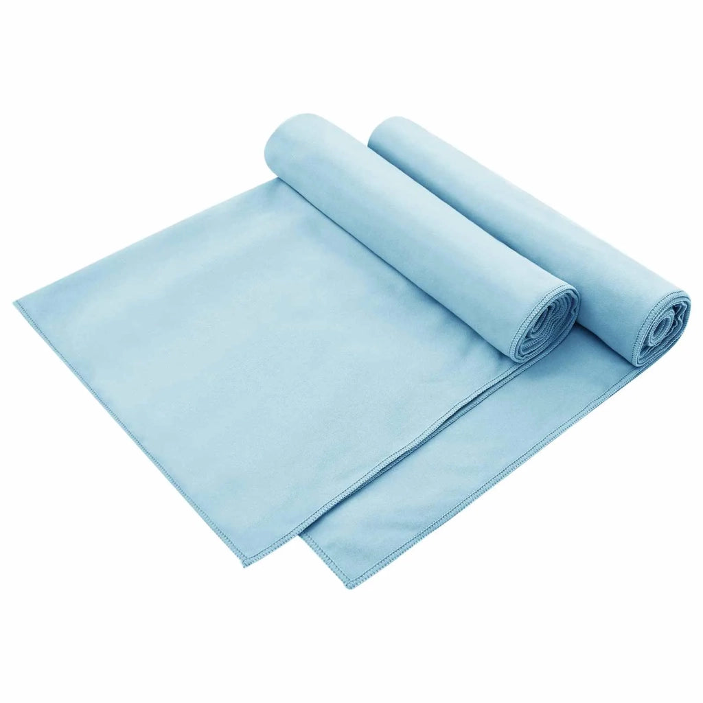 Asciugamani per Sedia Outdoor 2 pcs Blu 130 x 60 cm 42011509