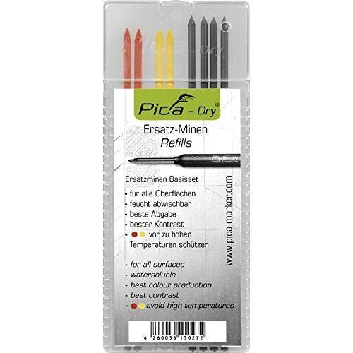 Pica-Marker PICA DRY LONGLIFE AUTOMATIC PEN Portamine Automatico 2,8 mm Grafite 2B colore Grigio