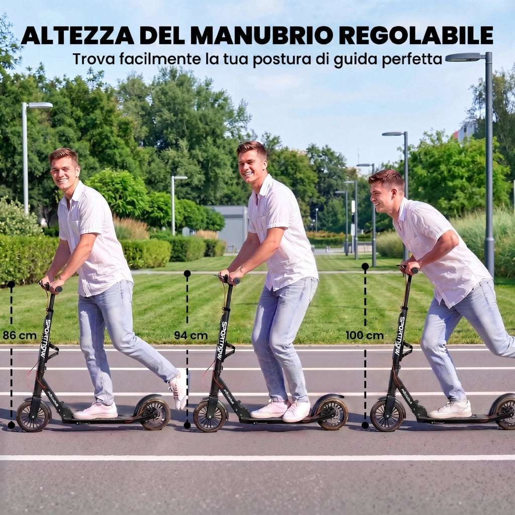 Monopattino Pieghevole Elettrico ¨C Minimal ¨C Argento