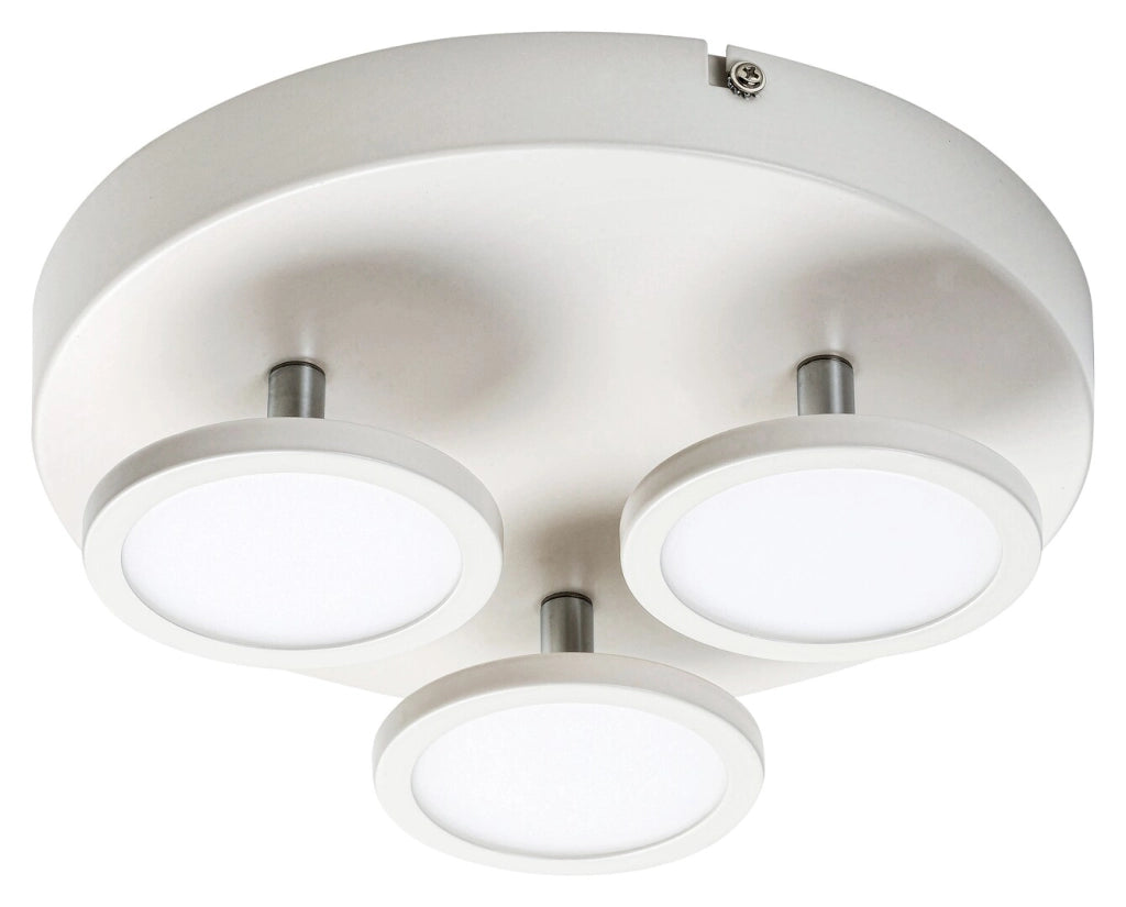 Plafoniera 25 cm LED 18W bianco opaco tonda Rabalux