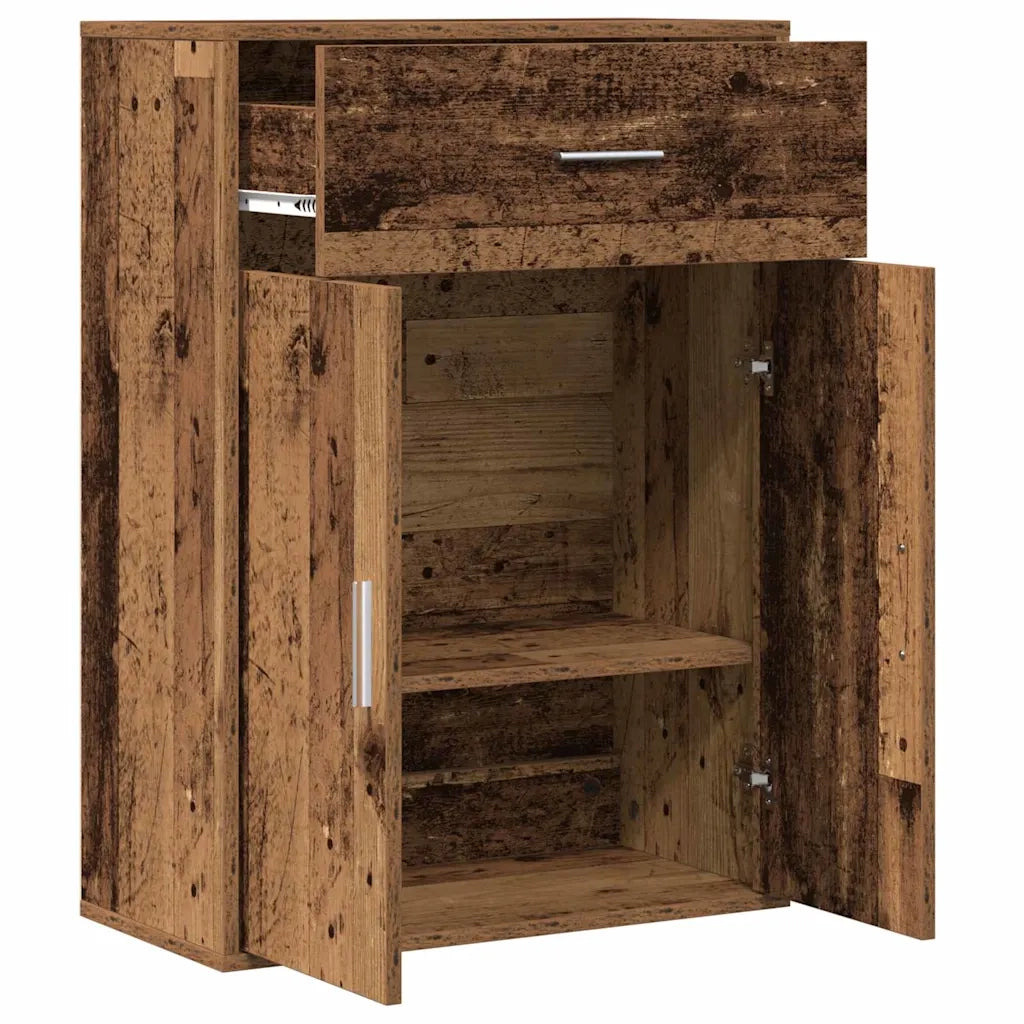 Credenza-Buffet-Armadio da cucina Legno vecchio 60 x 30 x 84 cm Legno multistrato