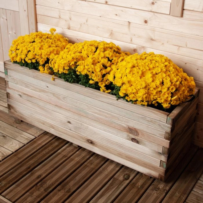 FIORIERA IN LEGNO cm 40x40x35h