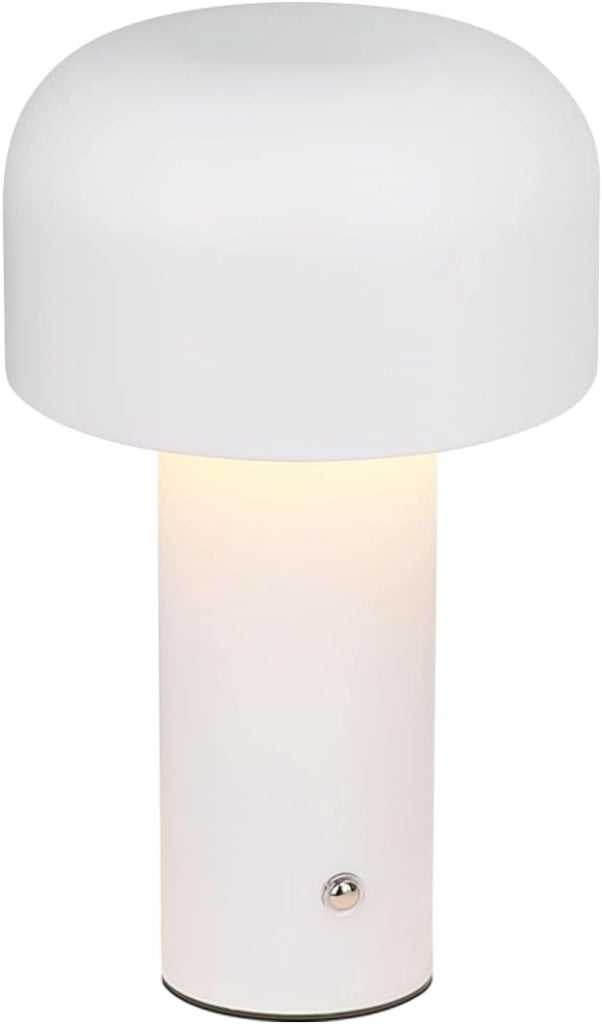 ZMH Lampada da tavolo LED wireless metallo moderna 2W batteria ricaricabile dimmerabile per soggiorno