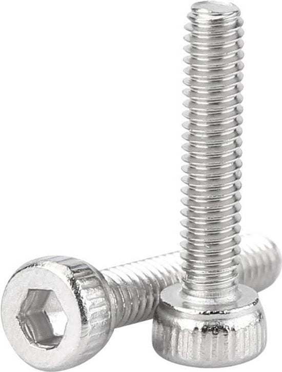 Assortimento di viti a 6 guglie M2.5 in acciaio inossidabile Inbus 304 - 6/8/10/12/16/30/25/30mm.